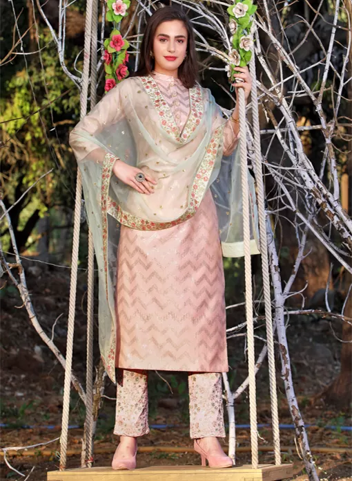 Designer Wear Heavy Ready Made Salwar Suit Online
