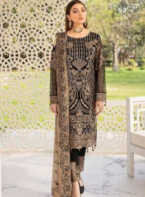 buy Black Pakistni Suit Online