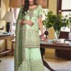 Pakistani Style Palazzo Embroidered Suit Online in Canada