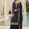Pakistani Style Sarara Embroidered Suit online in canada