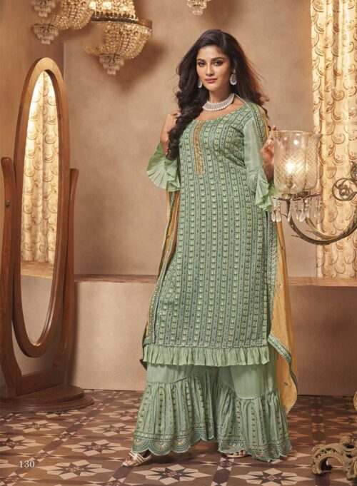  Pakistani Suit Georgette Embroidered Online in Canada USA UK Australia New Zealand France Mauritius.