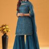 Pakistani Plazzo Designer Dress online Embroidered Online in Canada USA UK Australia New Zealand France Mauritius