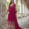 Floor Touch Anarkali Embroidered Suits online in USA Canada UK UAE
