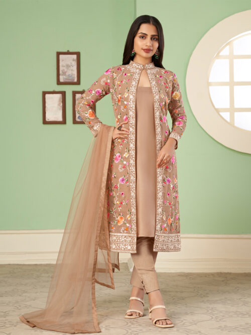 Pakistani Style Jacket Suits Eid Collection in USA UK Canada UAE