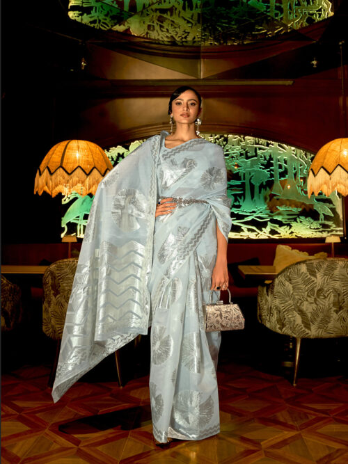Zari Handloom Weaving Silk Indian Sarees