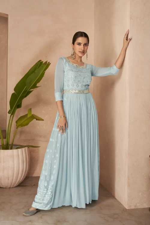 Fancy Designer Anarkali Gown online in India USA Canada Australia UAE Mauritius