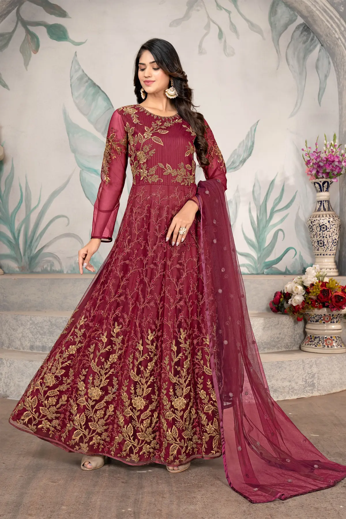 buy Anarkali Floor Touch Suits online in USA Canada Australia Mauritius India Worldwide