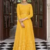 Designer Embroidered Georgette Gowns online in USA UK Canada Australia Mauritius Malaysia india