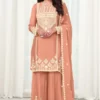 Chinon Embroidered Palazzo Suits online in USA UK India Canada Australia