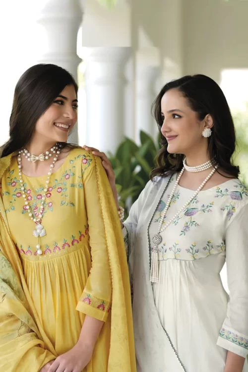 Pure Mal Cotton With Embroidery Summer Suits online