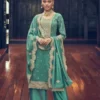Premium Silk Embroidered Partywear Suit online in USA UK Canada India UAE