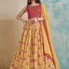 fancy Floral Lehenga Choli Embroidered Online in USA UK Canada