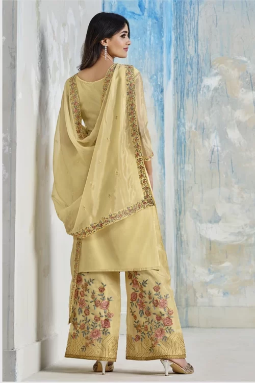 Embroidered Palazzo Suits Online in USA UK India Canada