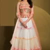 Multicolor Crop top lehengas online in USA UK India Canada