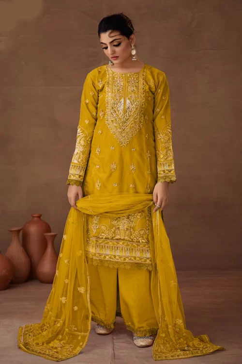 Pakistani Heavy Embroidered Suit Online in Canada