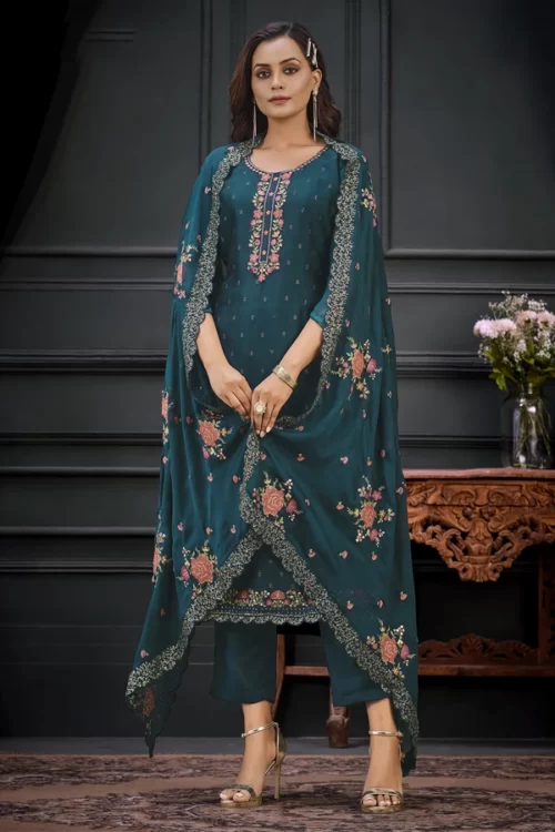 Premium Embroidered Georgette Suits in USA