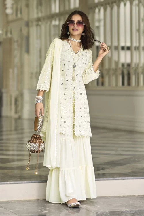 Pakistani Sharara Suits in Georgette