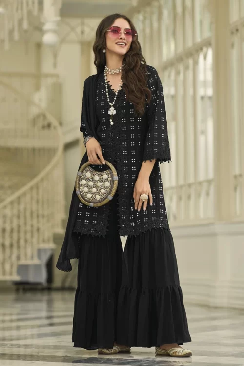 Pakistani Sharara Suits in Georgette
