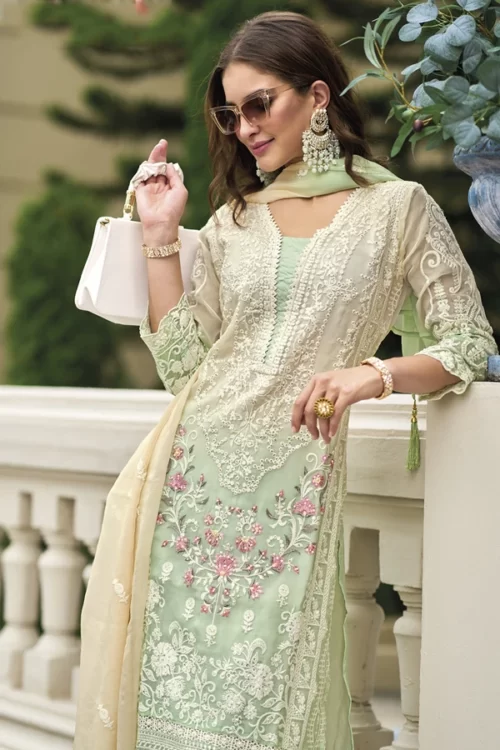 Pakistani Suits Online in Organza